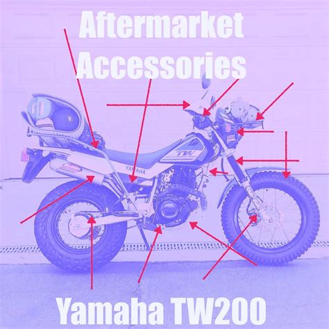 Yamaha TW200 Accessories - Yamaha TW200 Club Yamaha Tw200, Go Ride, Getting To Know You, Things ...