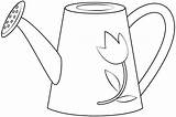 Watering Can Printable Template  Free Papercraft Templates sketch template