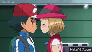 Ash and Serena (Uncensored Kiss Scene - Clip) HD on Make a GIF