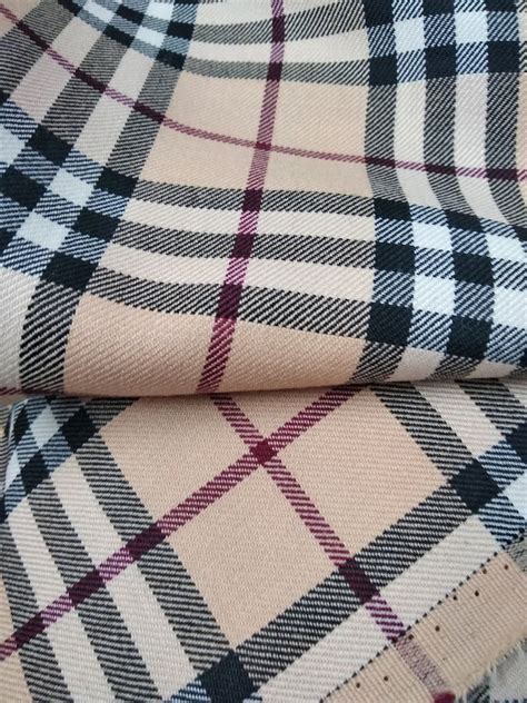 Fabric inspired by Burberry designer. Classic plaid fabric for | Etsy