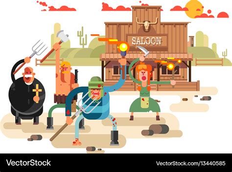 People with torches and pitchforks Royalty Free Vector Image