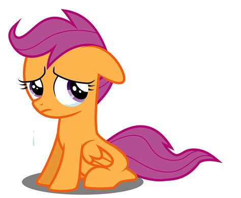 Scootaloo Crying by liamwhite1 on DeviantArt