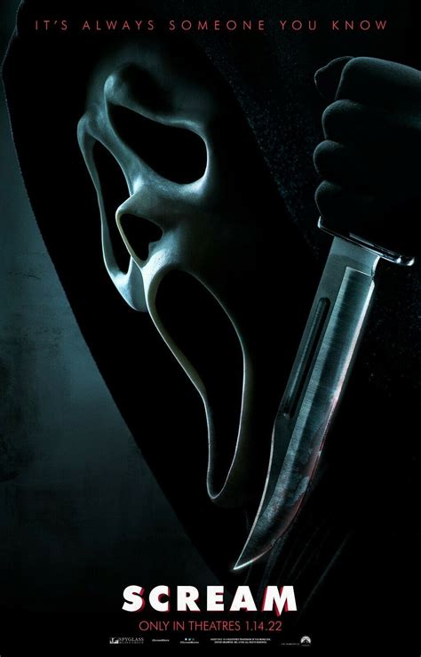 Giclee Art Print of a Promo Poster for the 2022 "Scream 5" Neve Campbell - Art Posters