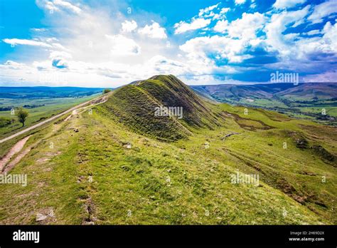 Winnats Pass, Peak District National Park, Derbyshire, England, UK ...