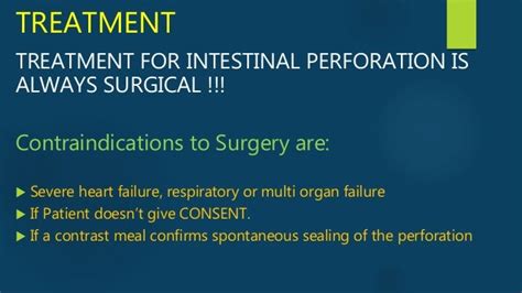 Intestinal perforation