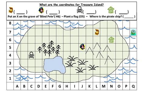 Grid Map Worksheet