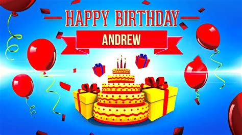 Happy Birthday Andrew! - YouTube