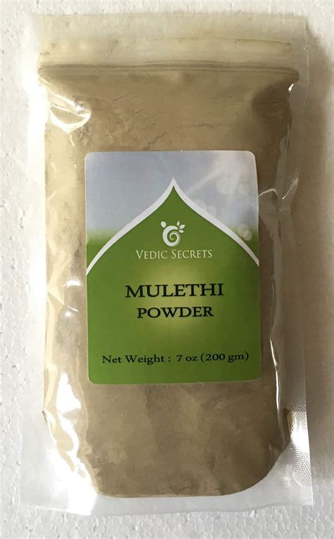 Buy Vedic Secrets Mulethi (Licorice Root) Powder - 200g. Online at desertcartUAE