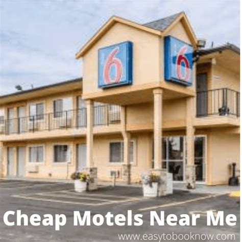 Cheap Motels Near Me: How To Get Best Last Minute Deals 2024