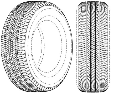 Patent USD668207 - Tire tread - Google Patents