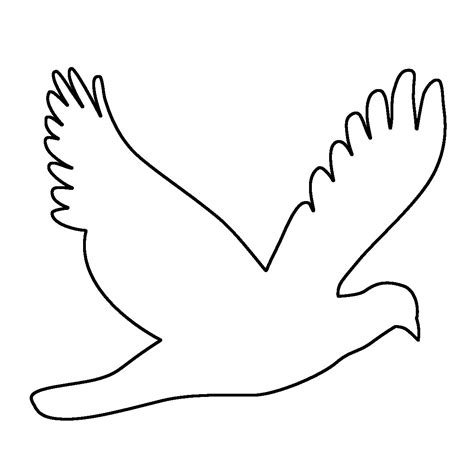 Pigeon outline clipart | Clipart Nepal