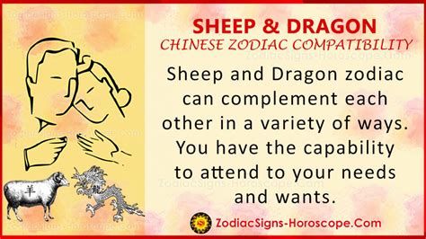 Sheep and Dragon Chinese Zodiac Compatibility: Love and Relationship