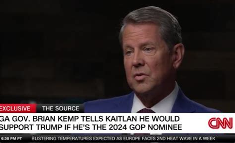 Governor Brian Kemp Says He’d Support President Trump After Stealing His Election Win in Georgia ...