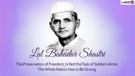 Lal Bahadur Shastri Jayanti 2022 Wishes & HD Images: Send WhatsApp ...