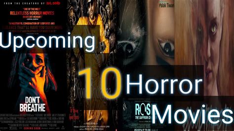 Upcoming Top 10 New Horror Movies(2021&2022)Update|#horror #horror movies #donot breath 2 - YouTube