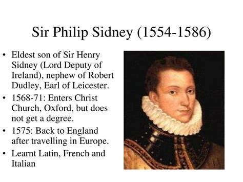 PPT - Sir Philip Sidney (1554-1586) PowerPoint Presentation, free download - ID:4234342