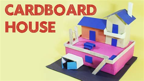 How to Make a Cardboard House For a School Project - Printing Digital Art