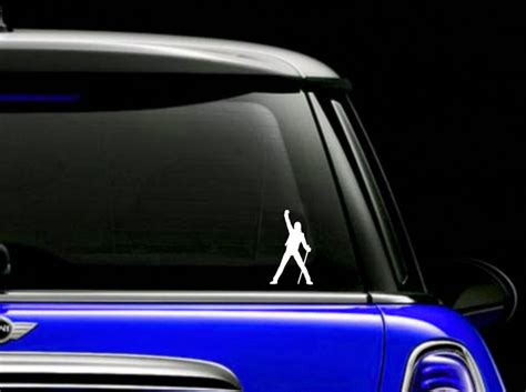 Queen Freddie Mercury Silhouette Sticker Decal - Etsy