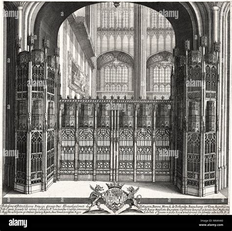 Wenceslaus Hollar - Tomb of Edward IV - windsor c.1665 Stock Photo - Alamy