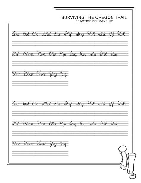 Penmanship Worksheets Printable | Activity Shelter