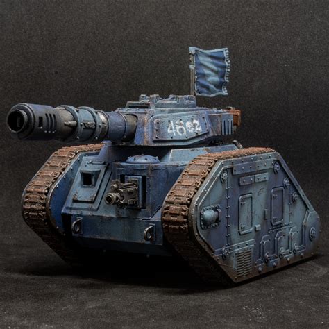 Finished my first Leman Russ tank, sponsons will be painted at a later date. : r/Warhammer40k