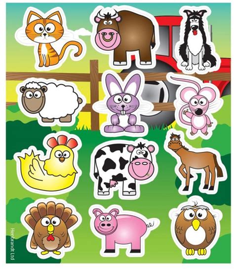 Farm Theme Stickers - 10 Pack