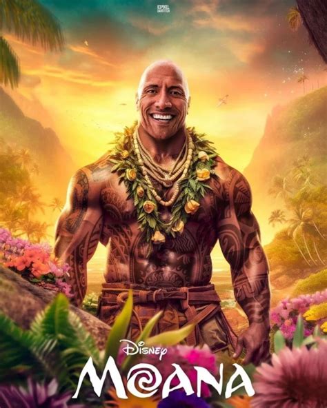 The Rock is Maui in Moana live action remake coming soon