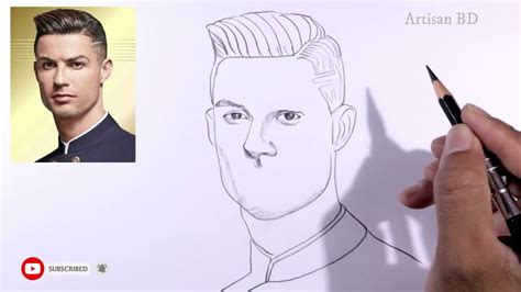 How To Draw Cristiano Ronaldo Step By Step