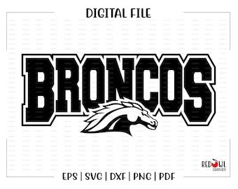 Visual Arts Craft Supplies & Tools Broncos Script Rectangle SVG Files Kits & How To etna.com.pe