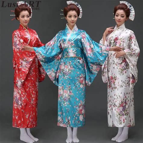 New design kimono dress traditional japanese kimonos ladies elegant japanese traditional dress ...