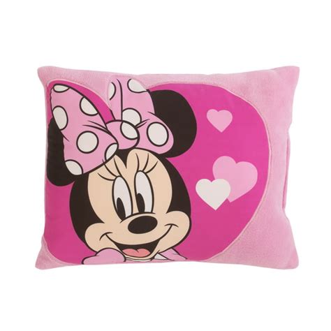 Disney Minnie Mouse Pink Decorative Pillow - Walmart.com