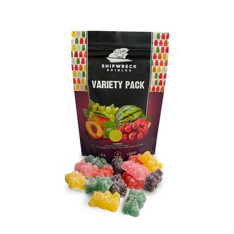 Buy Variety Pack Gummy Bears by ShipWreck Edibles (150mg THC) Online in ...