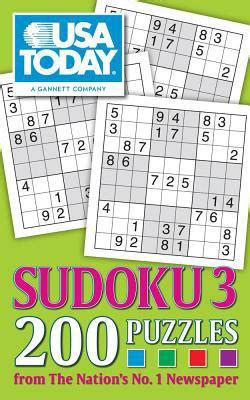 USA Today Sudoku 3 : 200 Puzzles by Usa Today