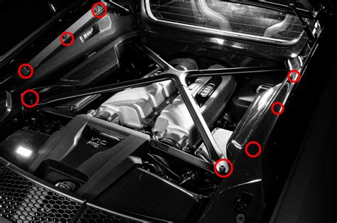 2017-up Audi R8 engine bay kit – Titanium Works