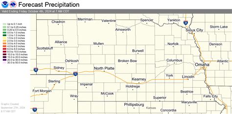 Nebraska State Weather Graphics