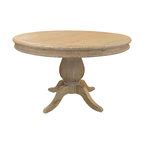Farmhouse Round Pedestal Table 51" - Eclectic - New York - by Zin Home