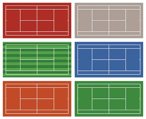 Royalty Free Tennis Court Clip Art, Vector Images & Illustrations - iStock