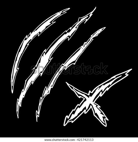 Dragon Monster Claws Wild Tattoo Horror Stock Vector (Royalty Free) 421742113 | Shutterstock