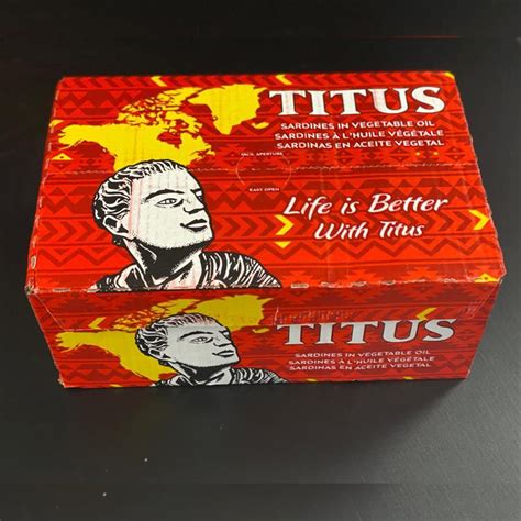 Titus (Sardines in Vegetable Oil) (case of 50) - africana hair braiding ...