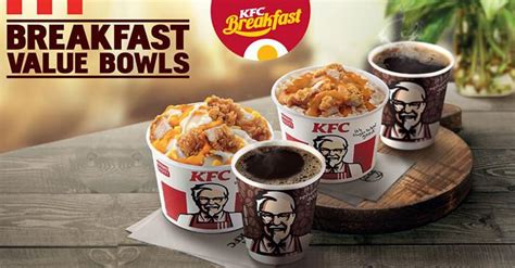 KFC Breakfast Value Bowls from RM5.50