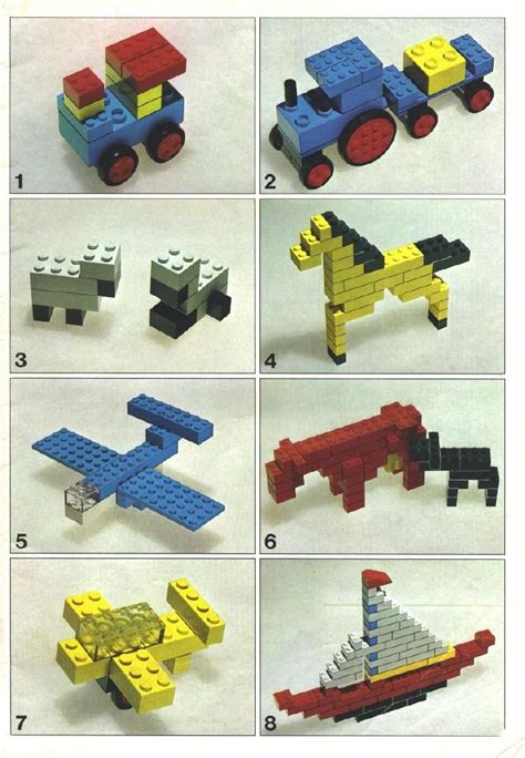 LEGO Idea Book #1 Instructions 221, Books | Lego craft, Lego activities ...