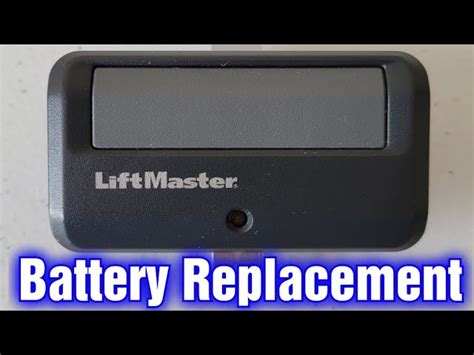 Liftmaster Security Garage Door Opener Battery Replacement | Dandk ...