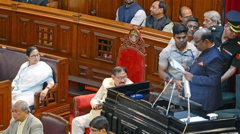 West Bengal Assembly Budget Session begins; BJP MLAs walk out amid guv ...