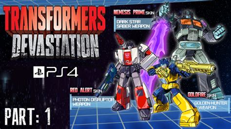 Transformers: Devastation - Gameplay Part 1 [PS4] 720p [HD] - YouTube