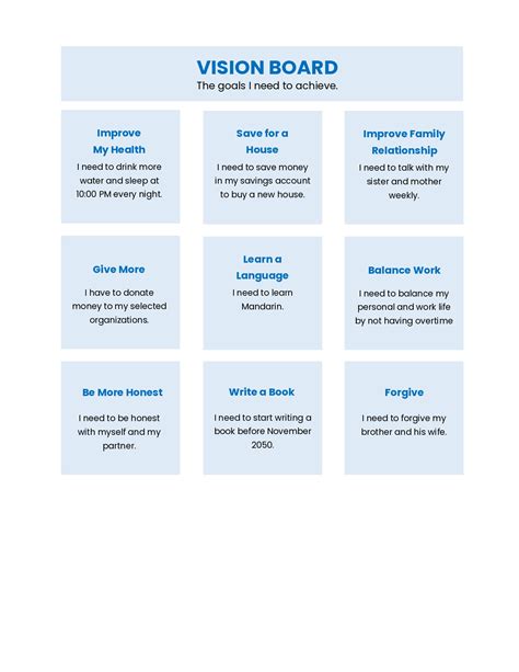 Vision Board Template For Kids in Google Slides, Publisher, PowerPoint, Word, Pages, Google Docs ...