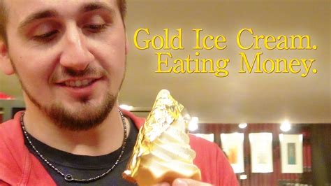 GOLD ICE CREAM?!?! Hakuichi's Gold Leaf Products in Japan - YouTube