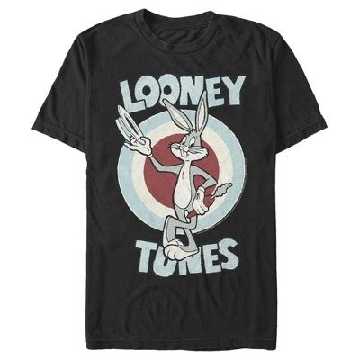 Men's Looney Tunes Hats Off Bugs Bunny T-shirt - Black - Large : Target