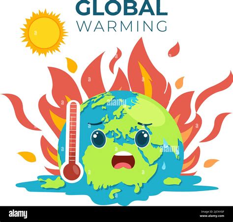 Global warming cartoon hi-res stock photography and images - Alamy