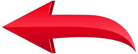 Arrow Red Left PNG Transparent Clip Art Image | Gallery Yopriceville ...