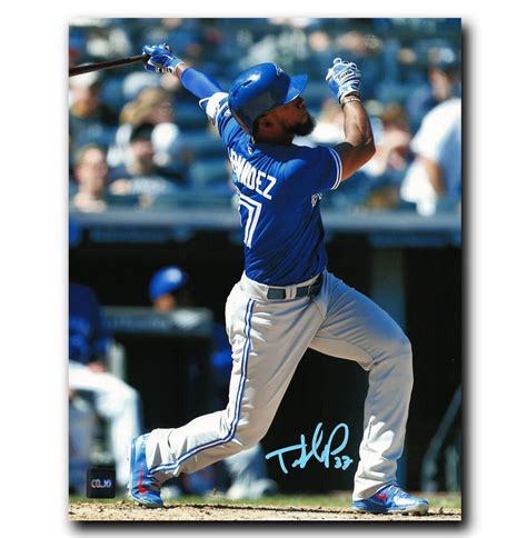 Teoscar Hernandez Toronto Blue Jays Autographed Batting 8x10 Photo | CoJo Sport Collectables Inc ...